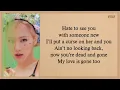 Download Lagu ROSÉ 'GONE' Lyrics (Color Coded Lyrics)