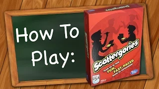How to Play Scattergories