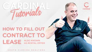 How to Fill Out Contract to Lease Rental Offer Contract Florida Realtors - Cardinal Tutorials
