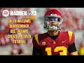 Creating USC Quarterback Caleb Williams in Madden NFL 23 - CAP Tutorial