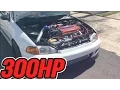 Problematic EG Turbo Honda Civic B16A 300hp