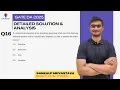 Q No 16 GATE DA 2025 Detailed Solution