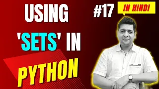 Using Sets in Python Complete Python Tutorial For Beginners in Hindi With Notes