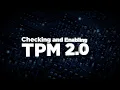 Lagu Checking and Enabling TPM 2.0 | Lenovo PC
