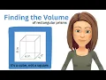 Finding the Volume of Rectangular Prisms MATH PLUS Where math makes sense
