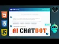 AI Chatbot Using HTML CSS JavaScript Beginner-Friendly Tutorial