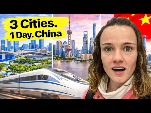 China in One Day: Shenzhen to Guangzhou by High-Speed Train, China Travel in 2026 is INSANE! (3 Cities, 1 Day)