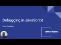How to debug javascript in the browser