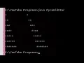 Pyramid Star Triangle Program In Java Java Technocrat Hindi