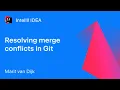 IntelliJ IDEA Resolving Merge Conflicts in Git
