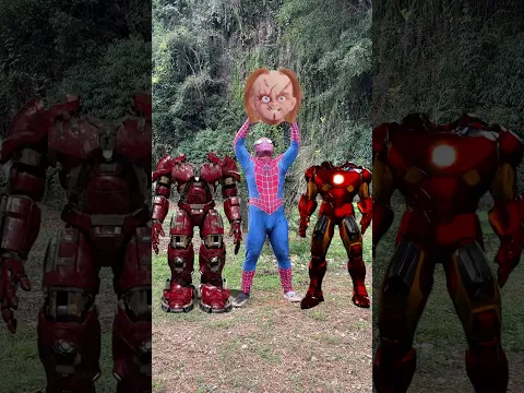 Spiderman chooses the right person for the battle Ironman vs Hulkbuster #2