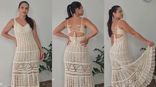 Tutorial vestido de crochê para ano novo!!