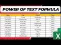 Power of TEXT Formula in Excel Format Numbers Dates Easily