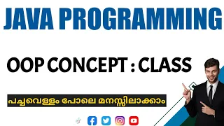 Java Oop concept Class malayalam calicut - university fifth semester