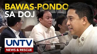 Bawas pondo sa DOJ & attached agencies, pinuna sa budget deliberation