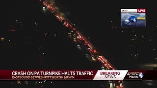 Crash on PA Turnpike halts traffic