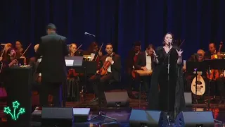 مي فاروق تغني سيرة الحب بدون موسيقى                دندنها