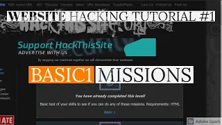 HACK THIS SITE BASIC 1 MISSION HTS TUTORIAL Techno Ayan