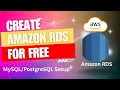 Amazon RDS Tutorial for Beginners Create a Free MySQL - PostgreSQL Database on AWS