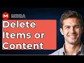 How To Delete Content From Mega Cloud Storage App 2026 Guide