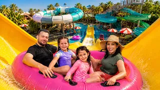 قضينا يوم كامل بأكبر مدينة مائية 🏝️تحديت نفسي باخطر لعبة 