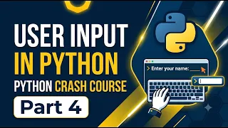 Python Crash Course How to take user input in Python
