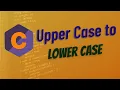 Convert Upper Case into Lower Case String using STRLWR C Program