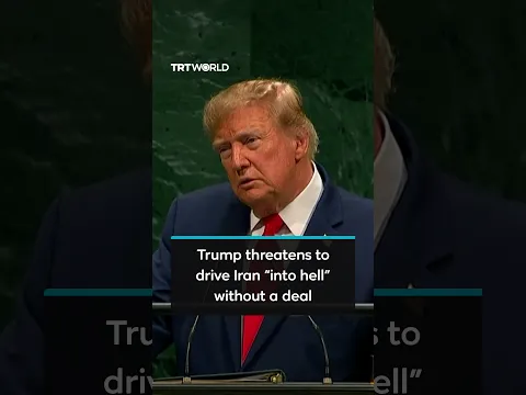 US President Donald Trump threatens to "annihilate" Iran in UNGA speech