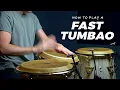 Conga Lessons How to Play Congas How to Play a Fast Tumbao CongaChops com