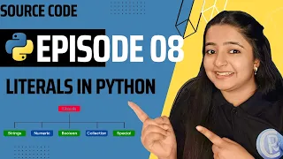 Literals Constants in Python Types Examples Python for Beginners Episode 08