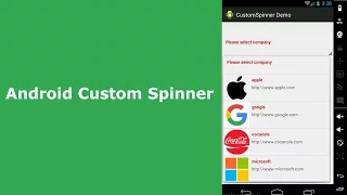 Android Custom Spinner