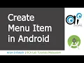 Android Option Menu Example