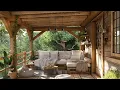 Download Lagu Tranquil Daytime Escape🌿🌞Summer Daydreams On A Cozy Cabin Porch | Calming Nature Sounds, Wind Chimes