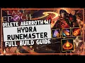 LE HYDRA IS BACK IT DOES 450 MORE DAMAGE - Last Epoch Hydrahedron Runemaster Build Guide