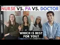 Doctor Vs Nurse Vs PA Yale Student Comparison