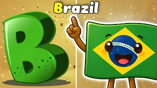 ABC Countries Song | Learn Countries and Flags A-Z | Kids Alphabet Song | Spectacular Lara