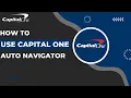 How To Use Capital One Auto Navigator