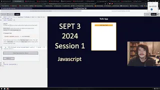 freeCodeCamp - Pt17 JavaScript Algorithms and Data Structures Sept 3 24 Study Session 1