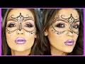 Glittery Masquerade Mask Makeup Tutorial