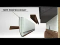 TruLog Termination - J-channel Sill Trim