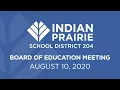 Board of Education Meeting 2020