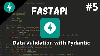 FastAPI Tutorial - Data Validation in FastAPI with Pydantic Ensuring Clean Input 2024