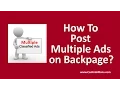How To Post Multiple Ads On Backpage Auto Poster Backpage Auto Poster