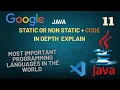 Static vs Non-Static Methods Java Core Concept Explained code practice interview coding java