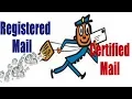 Registered or Certified Mail US Post Office Certified Mail or Registered Mail Which One