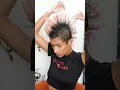 Curly To Spiky Mohawk Hair Tutorial