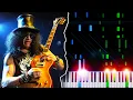 Download Lagu Guns N' Roses - Welcome to the Jungle - Piano Tutorial