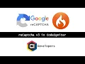 Google reCAPTCHA V3 integration CI Developers