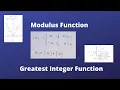 Greatest Integer Function Modulus Function Class 11 Class 12 IIT JEE In JUST 13 MINUTES