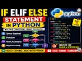 If Elif Else Statement in Python Multiple Conditions in Python Explained